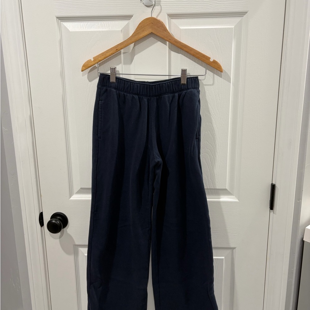 Hollister Navy Elastic Waist Shorts